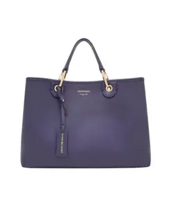 Средняя сумка-шоппер Myea с принтом в виде оленей. Emporio Armani, фиолетовый