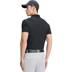 Polo Shirt Field Collection с воротником-поло DESCENTE, черный