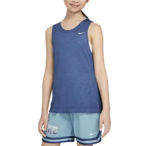 Топ Dri Fit Mysterious для подростков Nike, синий