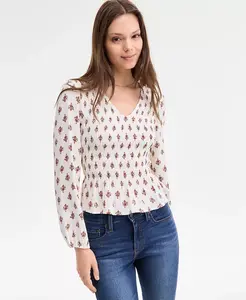 Женский топ Esme с длинными рукавами и облегающим кроем Levi'S, белый