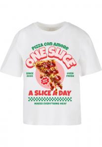 Рубашка Miss Tee Pizza Con Amore, белый