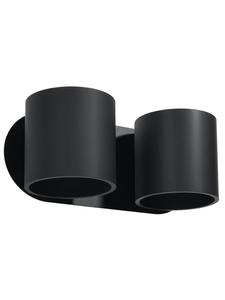 Nice Lamps Настенный светильник RODA 2, черный (В) 10 см (Д) 26 см