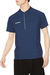 Мужская футболка MAMMUT Aenergy FL с половинной молнией, первый слой, азиатский крой, морской