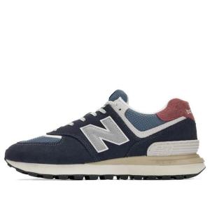 Кроссовки 574 New Balance, синий/серый/розовый
