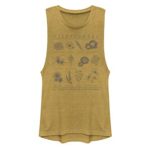 Майка с рисунком мышц Wildflowers для юниоров