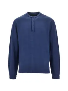 Футболка на трех пуговицах Sease, синий