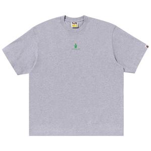 Футболка BAPE College Logo Relaxed Fit Tee, Grey