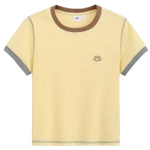 Футболка женская GAP, желтый