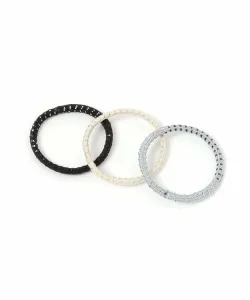 Резинки для волос с блестками (набор из 3 штук) Niko And ..., цвет Black(19)