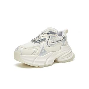 HR Женские кроссовки Low Top Chunky Beige Silver