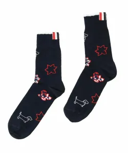 <Официальные> Носки до щиколотки с цветочным узором "Гектор"