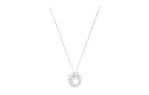 Родированное ожерелье Women's Swarovski, серебро