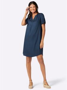 Платье до колена Sieh an!, темно-синий