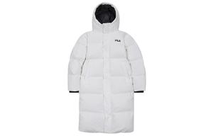 Пуховик унисекс белый Fila