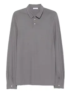 Рубашка поло с длинными рукавами Gran Sasso, серый