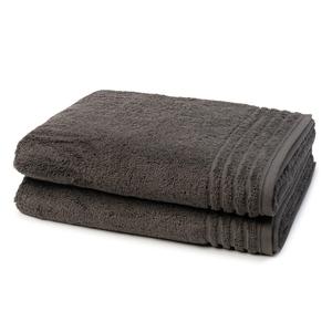 Душевое полотенце vienna style supersoft набор из 2 шт Vossen, темно-серый