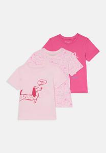 Футболка с принтом 3 PACK Friboo, розовый