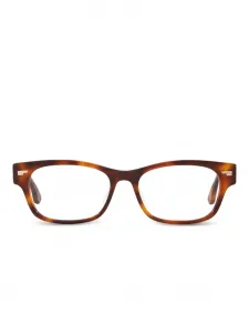 Очки Denton в прямоугольной оправе Oliver Peoples, коричневый