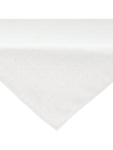 Redbest  Жаккардовая скатерть Alcona из смесовой хлопчатобумажной ткани белого цвета