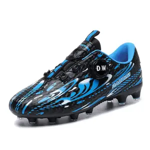 Детские футбольные бутсы с амортизацией ударов и износостойкостью, низкие D&W, синий