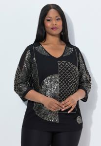 Блуза Ulla Popken Blouse, Black