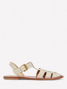 Кожаные сандалии-балетки fisherman Boden