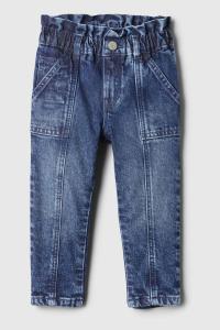 Джинсы mom с оборками (6 мес 5 лет) Gap, синий