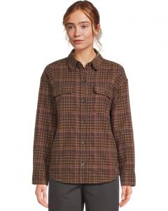 Женская фланелевая куртка-рубашка Royal Robbins Vista, Saddle Antelope Pld