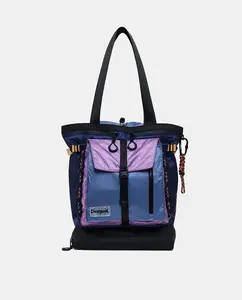 Большая нейлоновая сумка-тоут Desigual, темно-синий