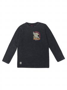 KOROSHI Лонгслив в черном дениме