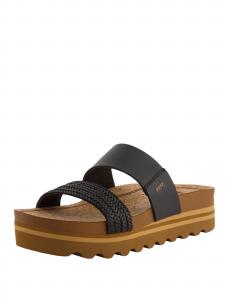 REEF Пляжные и бассейновые тапочки 'Cushion Vista HI' в черном цвете