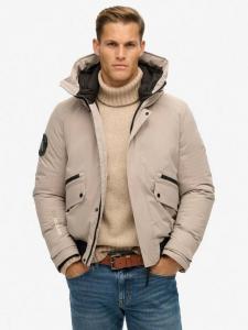 Городская утепленная бомбер куртка Superdry, Deep Beige Sub