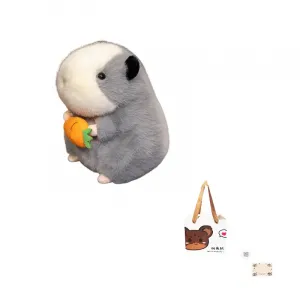 Милые голландские плюшевые куклы морковки свинки высота 23см/33см CHUNTUSHU, серый