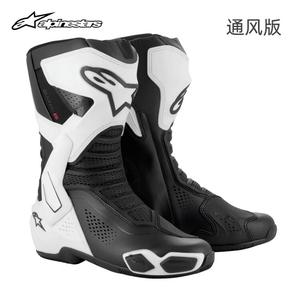 ALPINESTARS PROTECTS Мотоциклетные ботинки Xing SMX-6 V3, гоночные, противоударные, бело-черные, дышащие, женские, размер 38