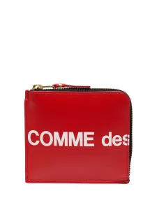 Кошелек с логотипом Comme Des Garçons Wallet, красный