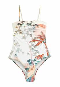 Купальник Next Swimsuit, Ecru Scenic Palm/Beige
