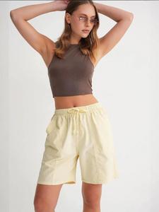 MixRay Шорты Regular пастельно-желтого цвета