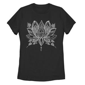 Футболка с рисунком Henna Lotus Flower для юниоров