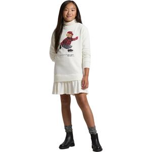 Платье fw25 детское Polo Ralph Lauren, белый