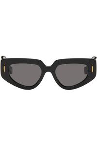 Маленькие солнцезащитные очки с экраном в виде бабочки Loewe, черный