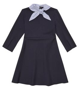 Платье из джерси Il Gufo, синий