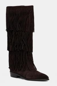 Замшевые сапоги со шпорами Steve Madden, коричневый