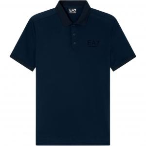 Поло EA7 мужское EMPORIO ARMANI, синий