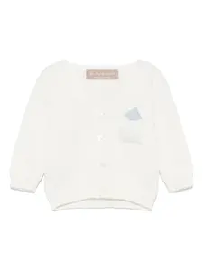 Кардиган на пуговицах La Stupenderia, белый