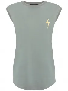 Топ Ursella с вышивкой Thunderbolt Giuseppe Zanotti, зеленый