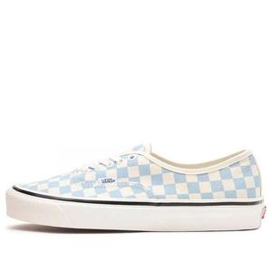 Кроссовки authentic 44 dx 'anaheim factory - light blue checker' Vans, голубой