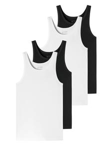 Майка Schiesser, цвет schwarz/weiss