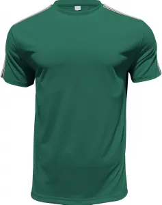 Футболка с коротким рукавом для мужчин Crewneck Sport Gym Running Striped