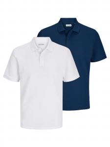 JACK & JONES Футболка 'Austin' в крапчатом синем цвете