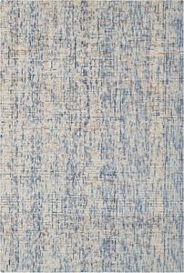 Ковер SAFAVIEH, 153 x 244 см, Abstract Collection, Dark Blue & Rust, ручной работы из шерсти, идеален для помещений с высокой проходимостью в гостиной, спальне (ABT468C)